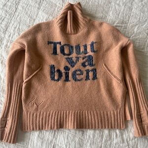 Zadig & Voltaire “Tout Va Bien” Sweater – XS (Fits XXS) Petite
